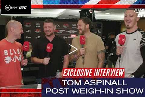 “I didn’t think they’d match me and Curtis” Tom Aspinall on surprising fight  UFC London Weigh-ins