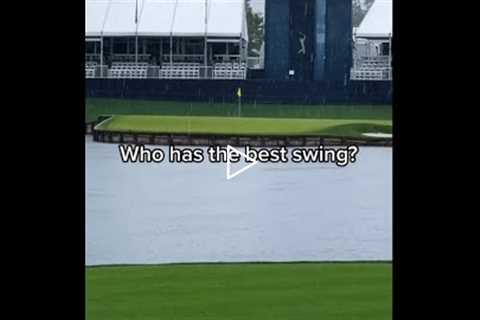 Who has the best golf swing? #golf  #shorts #golftiktok