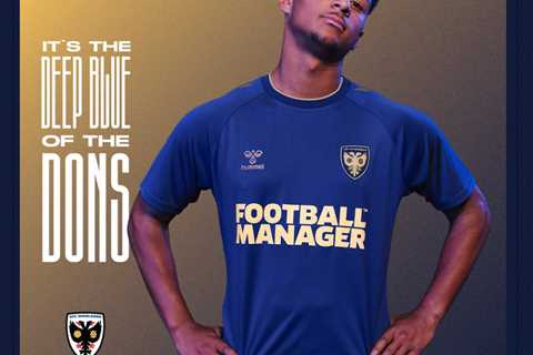 Football fans all say the same thing as AFC Wimbledon release bizarre blue away kit for 2022-23..