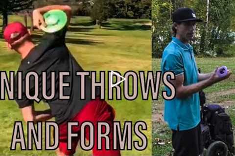 THE MOST UNIQUE THROWS AND FORMS IN DISC GOLF