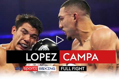 FULL FIGHT! López returns to VICTORY in 7th round stoppage😤  Lopez v Campa