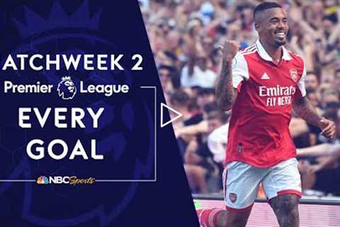 Every Premier League goal from Matchweek 2 (2022-23) | NBC Sports