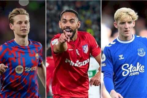 Transfer news LIVE: Man Utd’s £42m deal, Chelsea line up two transfers, De Jong twist