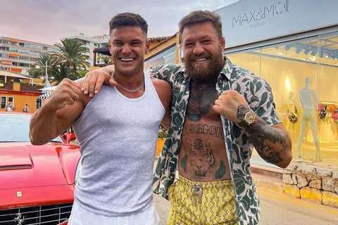 Conor McGregor hangs out with Love Island star Rob Lipsett in Majorca as UFC star relaxes on family ..