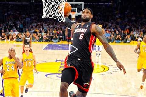 LEBRON JAMES HYPED DUNKS (LOUDEST CROWD REACTIONS OF ALL TIME)