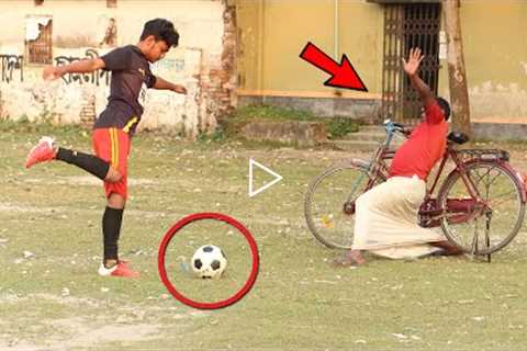 Fake Football Kick Prank!! Football Scary Prank - Gone Wrong Reaction in Public