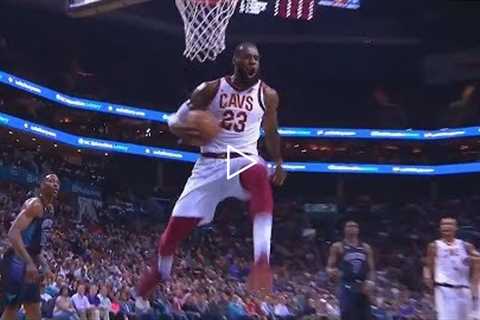 LeBron James Stops His Dunk Mid-Air After Ref Ruins It with Late Foul Call!