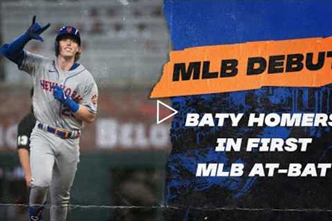 Unbelievable! Baty Homers in First Big League At-Bat