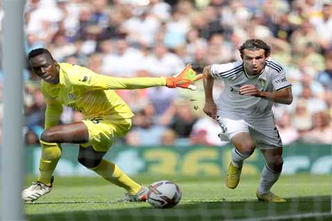 ‘Beyond crazy’ – Watch Chelsea keeper Edouard Mendy’s horror blunder to gift Leeds goal at Elland..