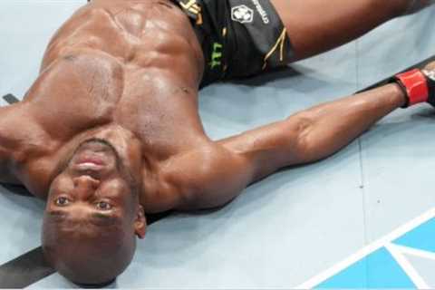 Kamaru Usman rushed to hospital after Leon Edwards brutally KOs him with ‘greatest head-kick ever’..