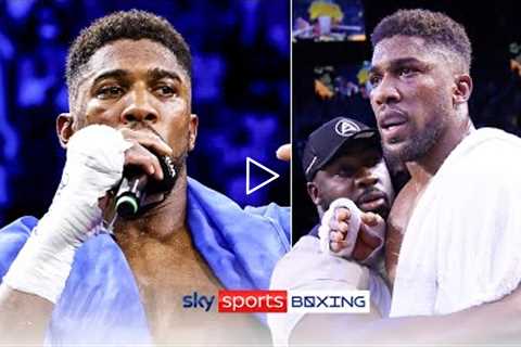 UNCUT! Anthony Joshua's full reaction after Oleksandr Usyk defeat