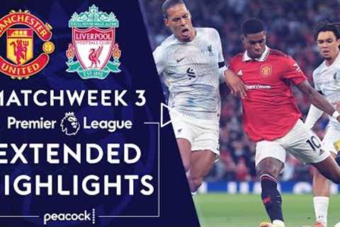 Manchester United v. Liverpool | PREMIER LEAGUE HIGHLIGHTS | 8/22/2022 | NBC Sports