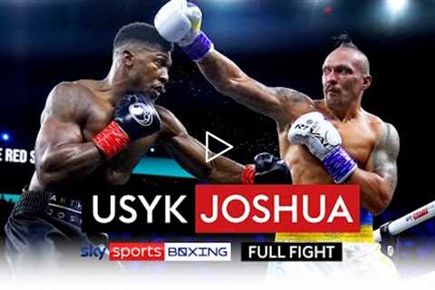 FULL FIGHT!  Oleksandr Usyk vs Anthony Joshua 2  The Rematch