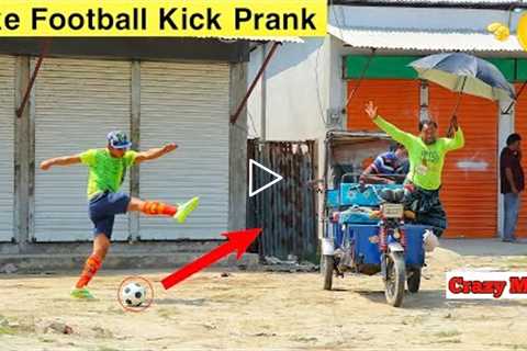 Viral Fake Football Kick PRANK | Awesome Reaction | Try to not Lough | ComicaL TV