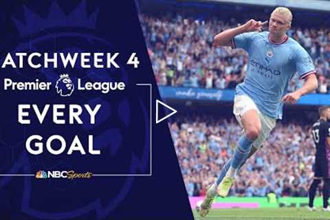 Every Premier League goal from Matchweek 4 (2022-23) | NBC Sports