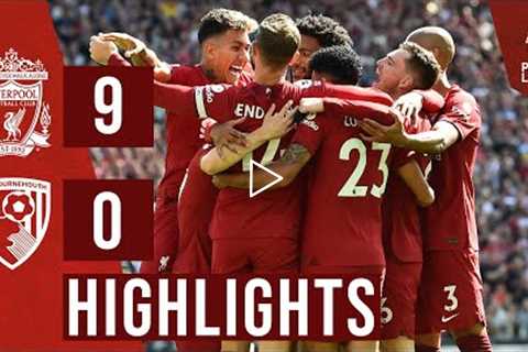 HIGHLIGHTS: Liverpool 9-0 Bournemouth | Record-breaking NINE goals at Anfield!