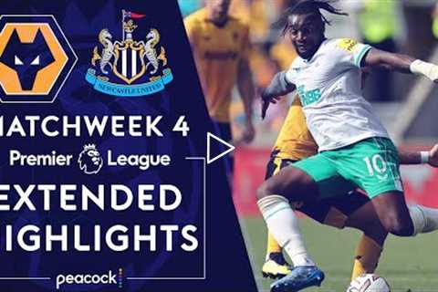 Wolves v. Newcastle United | PREMIER LEAGUE HIGHLIGHTS | 8/28/2022 | NBC Sports