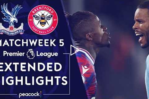 Crystal Palace v. Brentford | PREMIER LEAGUE HIGHLIGHTS | 8/30/2022 | NBC Sports