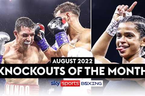 KNOCKOUTS OF THE MONTH! 🔥  Callum Smith, Ramla Ali, Xander Zayas & Nico Ali Walsh  August 2022