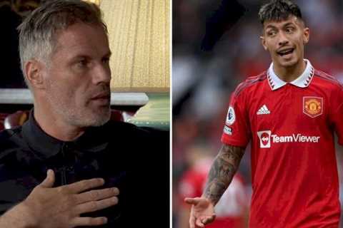 Jamie Carragher doubles down on Lisandro Martinez criticism despite Man Utd star’s form