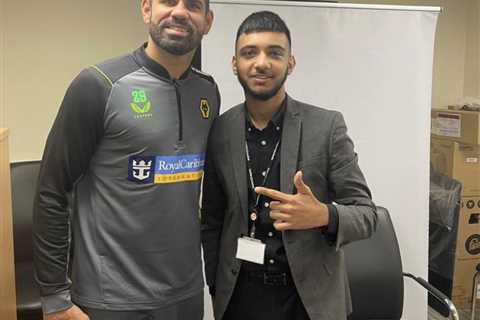 Diego Costa pictured in Wolves training gear for the first time as Chelsea legend closes in on..