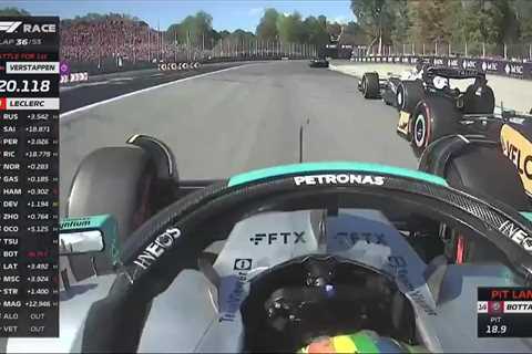 Watch moment Lewis Hamilton overtakes two F1 rivals with ease at Italian GP to earn big praise from ..