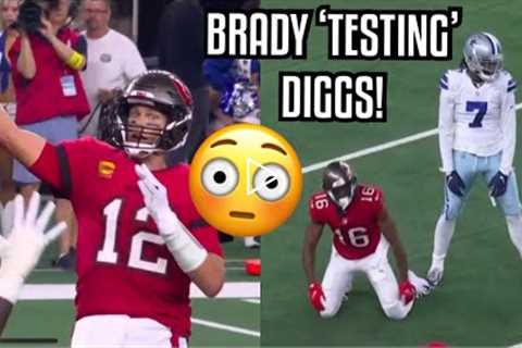 When Tom Brady CHALLENGED Trevon Diggs 😳 (QB vs DB Matchup) Buccaneers Vs Cowboys 2022 Highlights