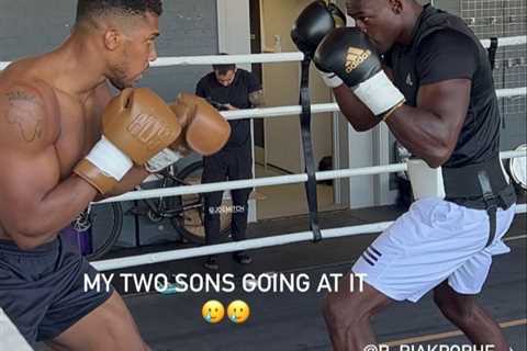 Anthony Joshua already back in sparring and training as he closes in on Battle of Britain fight..