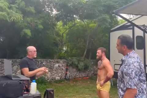 ‘This movie is wild!’ – Conor McGregor gives first glimpse into film debut with UFC star on set of..