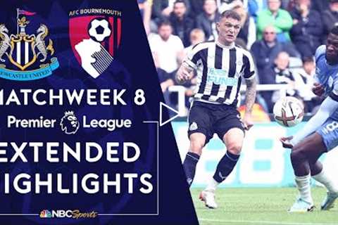 Newcastle United v. Bournemouth | PREMIER LEAGUE HIGHLIGHTS | 9/17/2022 | NBC Sports