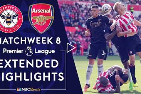 Brentford v. Arsenal | PREMIER LEAGUE HIGHLIGHTS | 9/18/2022 | NBC Sports