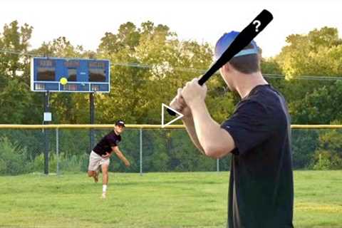 Can We Hit Blitzballs With the Worst Baseball Bat in Stores?