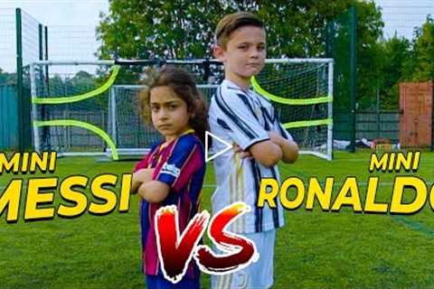 EPIC MINI MESSI VS MINI RONALDO SKILLS BATTLE | Billy Wingrove & Jeremy Lynch