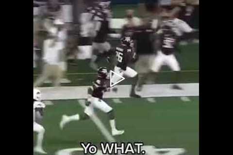 Best touchdown of the day!impact play..#sports #trending #collegegameday #football #texasaggies