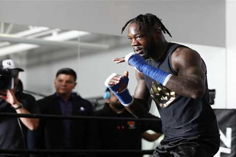 Deontay Wilder says statue built in his honour persuaded him NOT to quit boxing and says he is..