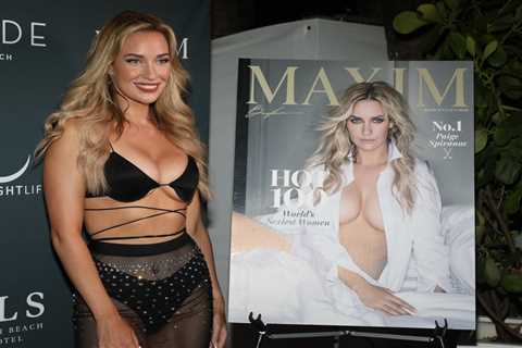 Paige Spiranac celebrates being named Maxim magazine’s World’s Sexiest Woman with stunning product..