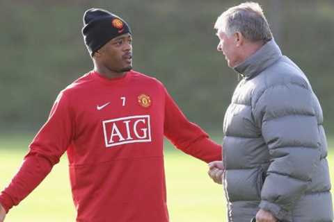 Patrice Evra calmed Fergie down with one comment after Man City thrashed Man Utd