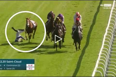 SHOCKING. Christophe Soumillon ELBOWS Rossa Ryan off horse in scary mid-race incident