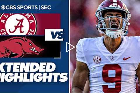 No. 2 Alabama vs No. 20 Arkansas: Extended Highlights | CBS Sports HQ