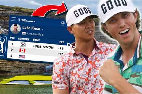 Can I Beat PGA Tour China Winner (Luke Kwon*) ?