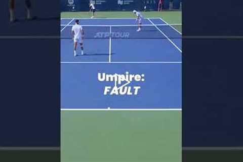 Worst/Funniest Tennis Serve Ever? 😂 #Shorts