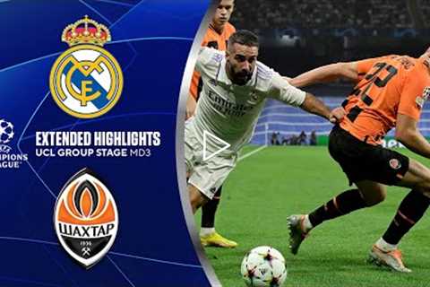 Real Madrid vs. Shakhtar Donetsk: Extended Highlights | UCL Group Stage MD 3 | CBS Sports Golazo