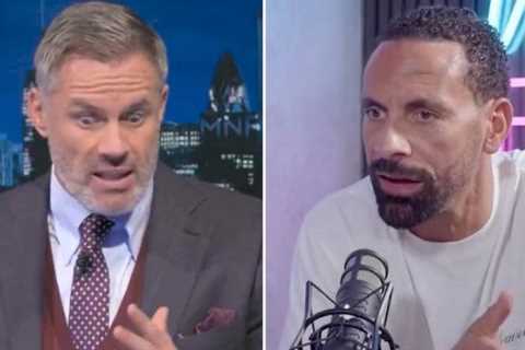 Jamie Carragher claims Cristiano Ronaldo asked ‘his fanboy’ Rio Ferdinand to defend him