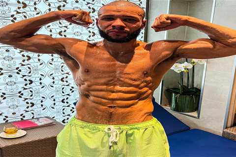 ‘Time to put the lbs back on’ – Chris Eubank Jr posts picture of skinny frame ahead of piling..