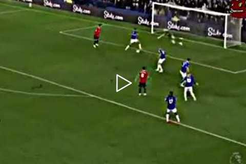 Cristiano Ronaldo disallowed a goal for Manchester United