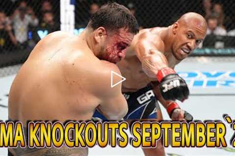 MMA knockouts September 2022