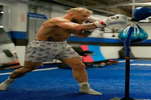 Watch Jake Paul show off hand speed and power in training for Anderson Silva fight after vowing to..