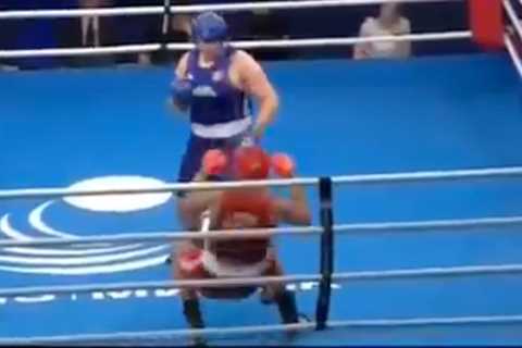 Watch amazing throwback footage as world title contender Joe Joyce gets KO’d in just 34 SECONDS in..