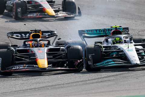 Lewis Hamilton and Max Verstappen involved in ANOTHER crash at F1 Sao Paulo GP leaving Mercedes..