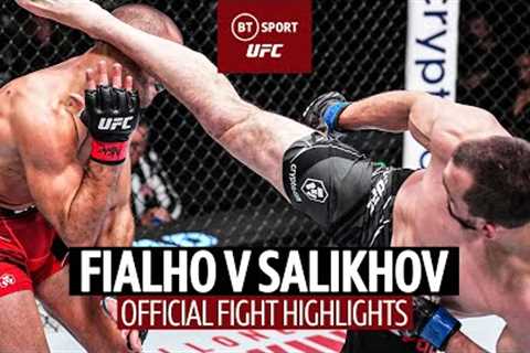 Andre Fialho v Muslim Salikhov  Official UFC Fight Highlights  Expert striking on display! 💥